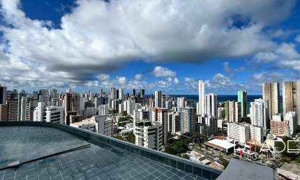 Apartamento 1 quartos e 2 quartos 1 suíte 28m² I Em Boa viagem I Edf Praia de Gameleira