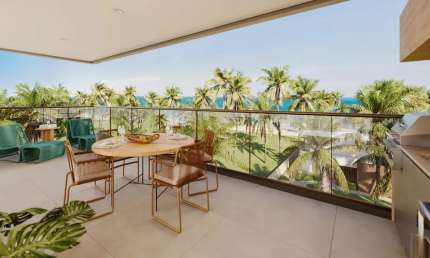 Habitá Home Resort  2 Quartos com Varanda Gourmet e Estrutura de Lazer Incrível na Praia do Cupe