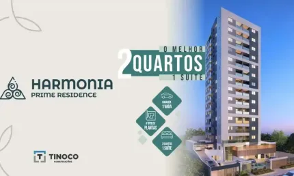CNN - Oportunidade  em CASA AMARELA - Edf. Harmonia Prime Residence, com 2 QUARTOS, 1SUÍTE, VARANDA , 1 VAGA.