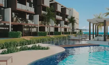 CNN - Naturê Eco Residência 2 Quartos com Cobertura Privativa, Piscina e Vista em Muro Alto