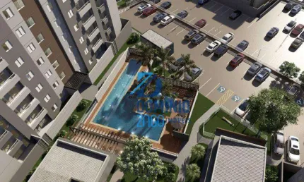Apartamento com 2 dormitórios à venda, 48 m² por R$ 356.135,04 - Conjunto Sete Colinas - Uberaba/MG