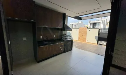 Casa terrea 3 suites + piscina e area gourmet  condominio gran reserva  - indaiatuba