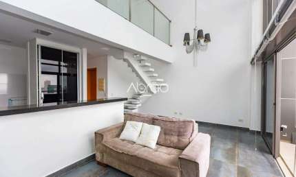Apartamento Duplex Mobiliado para Alugar no Universe Life Square, Centro de Curitiba - 77 m² | Ref 459