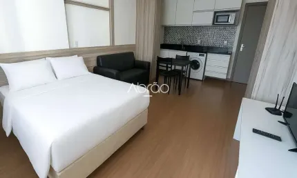 Apartamento studio Mobiliado para Alugar no LifeSpace Curitiba, Batel – 29 m² | Ref 200