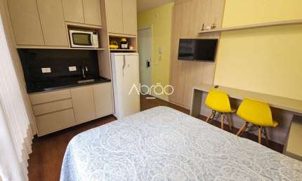 Apartamento studio mobiliado para alugar no Batel - Easy Life Emiliano, Curitiba - 19 m² | Ref. 507