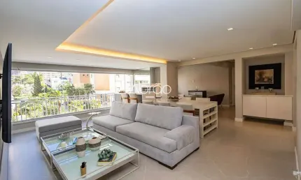 Apartamento mobiliado de 106 m² para locação no breeze ecoville – 2 suítes e 2 vagas | ref. 561