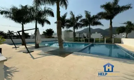 Terreno em condomínio fechado à venda na avenida deltaville, 60, deltaville, biguaçu por r$ 260.000