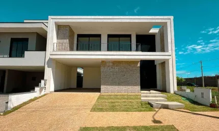 Casa à venda Condomínio Club Santorini em Paulínia, Parque Brasil 500, com 5 suítes, com 262.74 m²