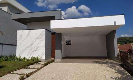 Casa térrea à venda Swiss Park Campinas, com 3 suítes, piscina, 200 m²,