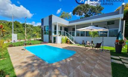 CASA MODERNA NO COND. ESTANCIA DA MATA JABOTICATUBAS!