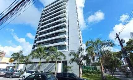 Flat com 40 metros quadrados, 1 quarto (suíte) no bairro da Madalena, Recife/PE