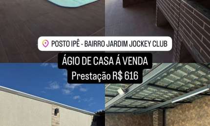 ÁGIO  DE  CASA BOA   COM  3   QTOS  JARDIM  ZULEIKA
