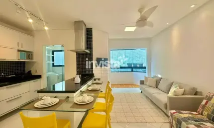 1 DORMITÓRIO PORTEIRA FECHADA - DUAS QUADRAS DA PRAIA DA POMPÉIA!