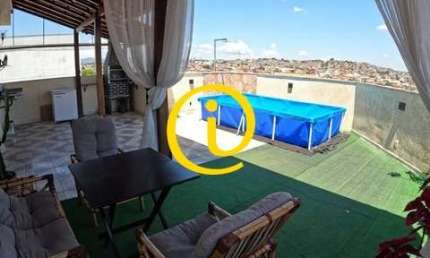 Cobertura com 3 quartos à venda no Castelo, Belo Horizonte  por R$ 645.000