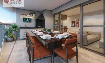 Exclusividade em um torre única com design, são  120 m²  com 3 suítes