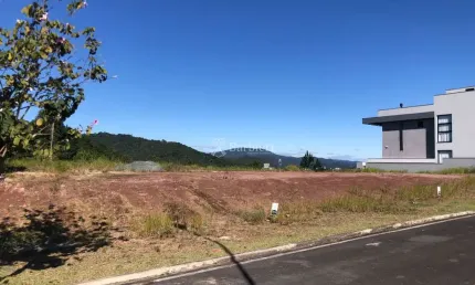Terreno em condomínio fechado à venda no ponta aguda, blumenau , 375 m2 por r$ 390.000