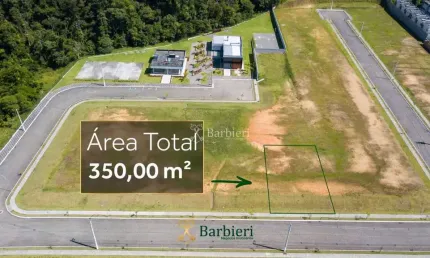 Terreno em condomínio fechado à venda no velha, blumenau , 350 m2 por r$ 576.968