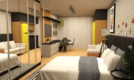Apartamento com 1 quarto à venda no velha, blumenau , 27 m2 por r$ 320.000