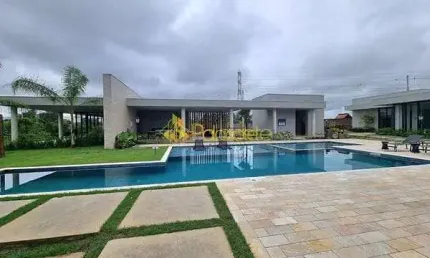 Terreno Plano com Projeto Aprovado no Condomínio Bosque do Imperador - Portaria 24h, Área de Lazer