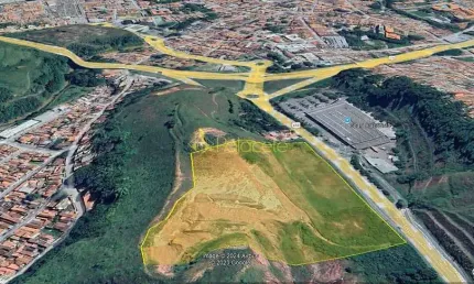 Terreno de 35.710,56 m² em frente ao spani atacado em guaratinguetá, ideal para empreendimentos de