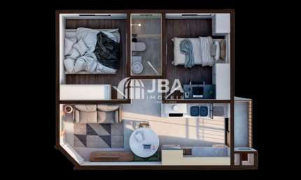 Apartamento com 2 quartos à venda na Rua Rio Japurã, 809, Bairro Alto, Curitiba