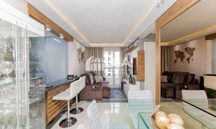 Apartamento com sacada com churrasqueira  ACEITA PERMUTA