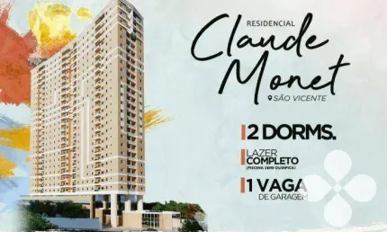 Apartamento com 2 quartos à venda na Rua Coari, Parque São Vicente, São Vicente