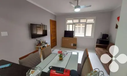 Apartamento com 2 dormitórios à venda, 72 m² por r$ 510.000,00 - pompéia - santos/sp