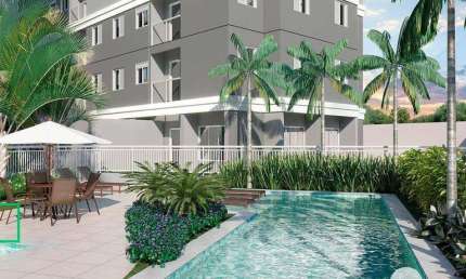 Apartamento com 2 dormitórios à venda, 39m² à partir de R$ 270.400 - Catiapoã - São Vicente/SP
