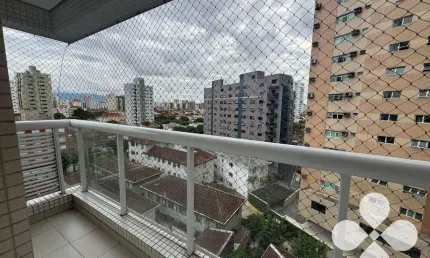 Apartamento com 3 dormitórios para alugar, 100 m² por R$ 7.200,00/mês - Boqueirão - Santos/SP