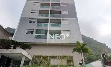 Apartamento com 3 suítes, 162 m² - venda por R$ 1.600.000 ou aluguel por R$ 15.000/mês - Marapé - Santos/SP