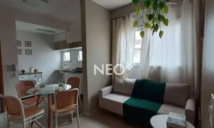 Apartamento com 2 dormitórios à venda, 39 m² por r$ 385.000,00 - estuário - santos/sp