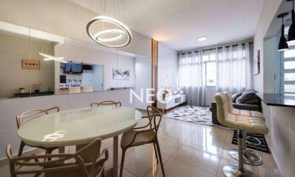 Apartamento para alugar, 86 m² por R$ 4.500,00/mês - Boqueirão - Santos/SP