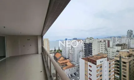 Apartamento com 3 dormitórios à venda, 210 m² por R$ 3.300.000 - Boqueirão - Santos/SP