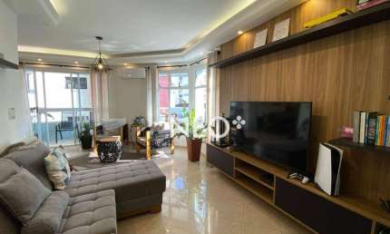 Apartamento com 3 dormitórios, 161 m² - venda por R$ 1.450.000,00 ou aluguel por R$ 10.000,00/mês - Pompéia - Santos/SP