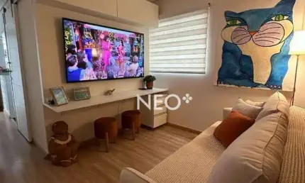 Apartamento Porteira Fechada com 1 quarto à venda na quadra da praia, Ponta da Praia/Santos