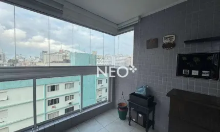 Apartamento duplex com 3 dormitórios à venda, 105 m² por r$ 920.000,00 - pompéia - santos/sp