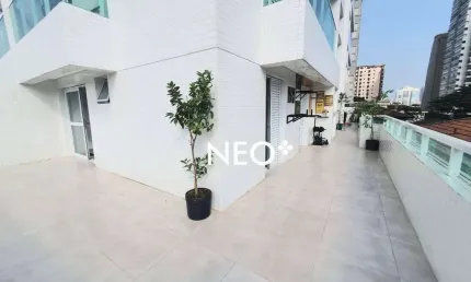 Apartamento garden com 2 dormitórios à venda, 54 m² por r$ 790.000,00 - embaré - santos/sp