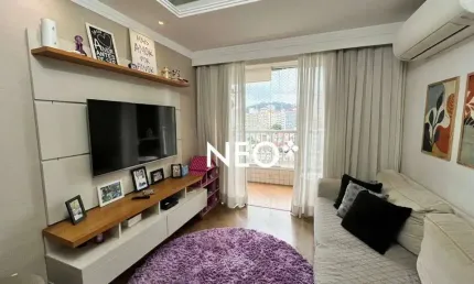 Apartamento com 2 dormitórios à venda, 69 m² por R$ 615.000,00 - Encruzilhada - Santos/SP