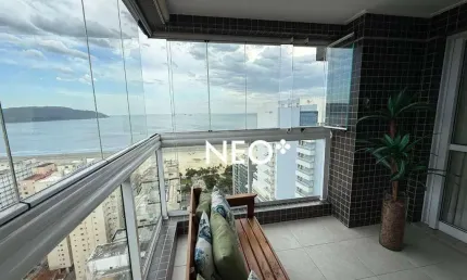 Apartamento Duplex com 3 dormitórios para alugar, 167 m² por R$ 9.000,00/mês - Pompéia - Santos/SP