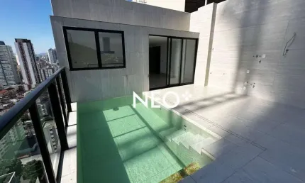 Cobertura com 3 dormitórios à venda, 160 m² por r$ 2.900.000,00 - josé menino - santos/sp