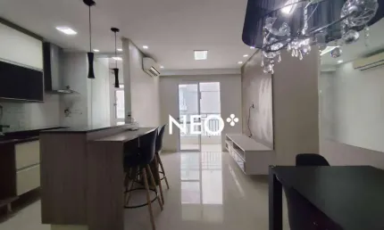 Apartamento com 2 dormitórios à venda, 62 m² por r$ 564.000,00 - marapé - santos/sp