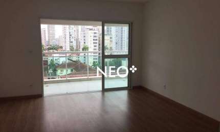 Apartamento com 3 dormitórios para alugar, 109 m² por R$ 6.500,00/mês - Gonzaga - Santos/SP