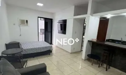 FLAT EM SÃO VICENTE, TODO REFORMADO EXCELENTE PARA LOCAÇÃO TEMPORADA