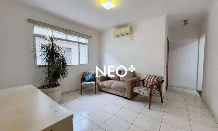 Apartamento com 2 dormitórios à venda, 67 m² por r$ 425.000,00 - boqueirão - santos/sp