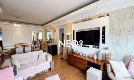 Apartamento com 3 dormitórios à venda, 120 m² por r$ 850.000,00 - pompéia - santos/sp