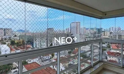 Apartamento com 3 dormitórios à venda, 96 m² por R$ 915.000,00 - Vila Belmiro - Santos/SP