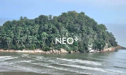 Apartamento 3 quartos, 1 vaga, pé na areia - josé menino - santos/sp
