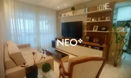 Apartamento 2 Quartos 1 Vaga, Lazer - Vila Rica - Santos/SP