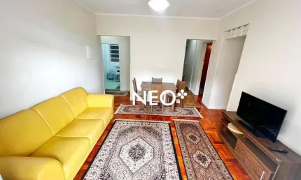 Apartamento 3 dormitórios, 1 vaga - gonzaga - santos/sp